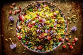 Saffron Strawberry Quinoa Salad Heather Christo