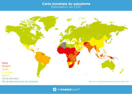 Il existe maintenant 5 espèces de parasites responsables du paludisme chez l'humain : Notre Carte Mondiale Du Paludisme