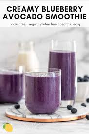 Blueberry Avocado Smoothie Recipe Avocado Smoothie Blueberry Avocado Smoothie Smoothie Recipes For Kids