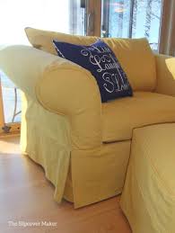 cheery yellow denim slipcover slipcovers oversized chair slipcover slipcovers for chairs