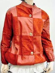 Vintage 1960s Bonnie Cashin Paprika Rust Colour Patchwork Etsy Bomber Jacket Women Bomber Jacket Fashion Suede Bomber Jacket