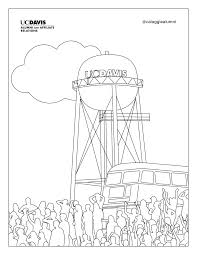 Top quality coloring sheets for free. Uc Davis Coloring Book Pages One Aggie Network