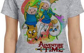 Blusa Feminina Baby Look Adventure Time Finn Jake E Meninas No Elo7 Camisetas Emporio Dutra E3267a