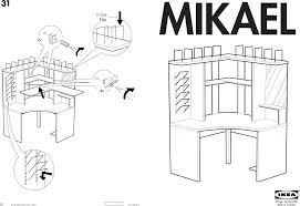 Drawer stops prevent the drawers from being pulled out too far. Ikea Mikael Corner Workstation Assembly Instruction
