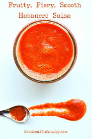 I was hungry and decided to cook what was in my house. Fruity Fiery Smooth Habanero Salsa