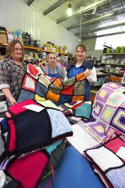 It is with pleasure that i say we have had a very successful year for the knit for charity group. Winter Woollies Of Ballarat Donates Knee Rugs To Charity The Courier Ballarat Vic