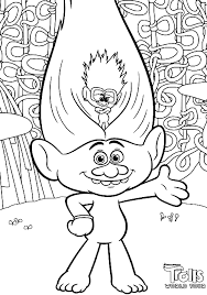 Coloring minions bob & teddy bear coloring page prismacolor colored paint markers | kimmi the clown. Guy Diamond Mini Diamond From Trolls World Tour Coloring Page