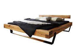 Jedes bett ist ein unikat. Balkenbett Be 0207 Wildeiche Massiv Ca 180x200cm