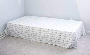 Navy blue bed skirt shop now luxury navy blue bed skirt with attractive price. How To Make A Bed Skirt From A Flat Sheet Lovely Etc