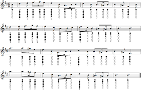 greensleeves sheet music for tin whistle tin whistle