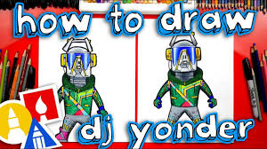 How To Draw Dj Yonder From Fortnite Drawing For Kids Kids Art Projects Cartooning 4 Kids