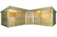 Box D Angle Abri Chevaux Abri Box Chevaux