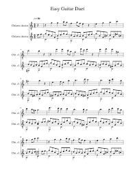 In addition to the music james offers on this website, he is presently involved with some new and exciting endeavors! Easy Guitar Duet Sheet Music For Guitar Mixed Duet Musescore Com