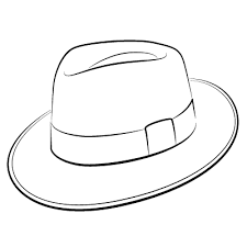 Fedora Hat Drawing Google Search Hat Drawing Drawing Hats Hat Sketch