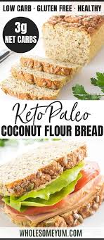 Keto Low Carb Coconut Flour Bread Recipe In 2020 Coconut Flour Bread Coconut Flour Bread Recipes Coconut Flour Recipes