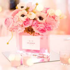 Our sweet 16 centerpieces are customizable and doubles as party favors. Pin By Arpeeta Oberai On Bridal Shower Ideas Sweet Sixteen Centerpieces Sweet 16 Centerpieces Rose Gold Party