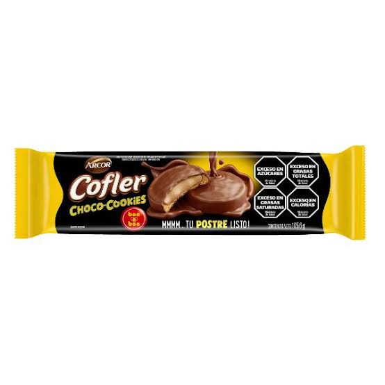 Cookies Cofler Bañadas Bon o Bon por 105 gramos