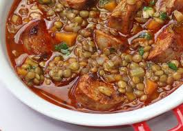 Recette De Lentilles Au Chorizo Ww Plat Et Recette Recette Lentilles Recette Recette Chorizo