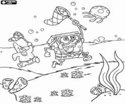 Patrick star, squidward tentacles, mr. Spongebob Squarepants Coloring Pages Printable Games