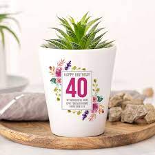 We did not find results for: Personalised 40th Birthday Plant Pot The Gift Experience