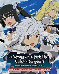 Danmachi Is it Wrong to Try Pick Up Girls in Dungeon S1 - S4 English Dubbed  DVD | eBay