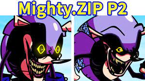 FNF VS Mighty.ZIP Phase 2 | D-side You Can't Run Remake [FNF Mod/Sonic.EXE]  - YouTube