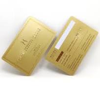 PVC Membership Cards Luxury Gold Embossed Numbered PVC Card ...
