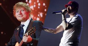 christmas number 1 ed sheeran versus eminem at the midweek