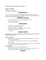 Freshers and interns should begin their entrance level resumes for mechanical engineering jobs by adding good resume. Resume Sample For Students Docsity