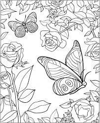 Who is not amazed by the tranquility that each of their flights reverberates? Get This Free Printable Butterfly Coloring Pages For Adults A512b
