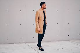 A camel coat works for everything: Camel Coats For Men Allen Robateau