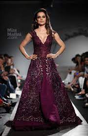 Wine color dress for indian wedding. Gorgeous New Indian Reception Gown Styles For Indian Brides Reception Gown Indian Reception Gown Indian Bride