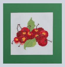 Cross stitch patterns using danish flower thread. Oehlenschlager Broderier Design Pakninger Strikkegarn