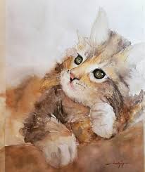 Z Deniz Ozmen On Instagram Watercolor Myart Cat Cats Animal Art Illustration Drawing Draw Tagsforlikes Com Picture Artist 2020 Cats Illustration Drawing