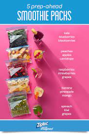 5 Prep Ahead Freezer Smoothie Packs Easy Smoothie Recipes Smoothie Recipes Healthy Smoothie Recipes