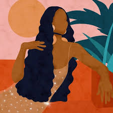 I Hope Everyone Is Feeling Fabulous On The First Work Day Of The Year Artist Art Drawing Ar Black Art Painting Illustration Art Girl Art Drawings