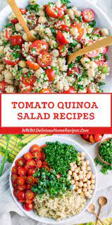 Tomato Quinoa Salad Recipes Summer Salad Recipes Healthy Summer Salads Healthy Salad Recipes
