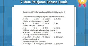 Soal bahasa sunda kelas iii semester 2 k13 tahun 2020. Soal Uts Bahasa Sunda Kelas 4 Semester 2 Guru Jpg
