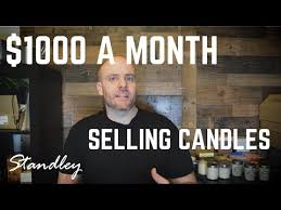 selling candles as a side business