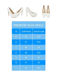 High Heel Shoes Sizing But First Canvas