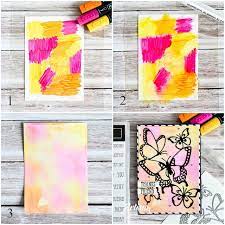 Apply the colors using your finger, a cosmetic sponge, crunched up paper towel or a soft brush. Stampin Up Artisan Design Team Instagram Tip Stampin Blends Coloured Background Stampin Up Artisan Design Bee Cards
