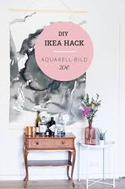 Diy Ikea Hack Aquarell Wandgemalde Machen Sie Ihre Eigene Mit Stoff Nattglim Aquarell Eigene Machen Nattglim Stoff Wan Ikea Diy Diy Ikea Hacks Ikea Hack