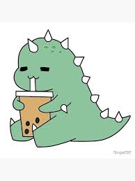 Maybe you would like to learn more about one of these? Boba Drinking Dinosaur Coasters Set Of 4 By Ginge297 In 2021 Dinosaur Wallpaper Cute Cartoon Wallpapers Cute Cartoon Drawings