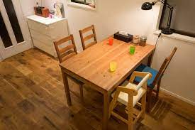 コスパ最強 ikeaの格安ダイニングテーブル jokkmokk ヨックモック の5年使用レビュー 99 diy diyブログ ダイニング テーブル ikea 無印良品 ダイニングテーブル ダイニングテーブル diy