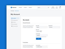 E Commerce My Account Page My Account Page Web Design Web App Design