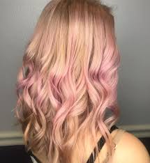 Incorporating a pale pink hair dye or blue into your purple hair color will look graceful and romantic. Strawberry Blonde Pink Katie Miller Vamp Salon Llc