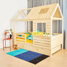 Lake House Bed Natural Wood Twin Size Lake House Bed House Beds Bed