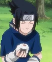 Sasuke Eating Onigiri Sasuke Uchiha Uchiha Sasuke Uchiha Shippuden
