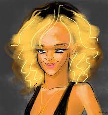 Rihanna 31 Spectacularly Quirky Animated Celeb Caricatures Caricature Celebrity Caricatures Animation