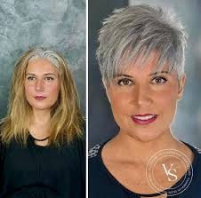 I am 57 and just love a short style.